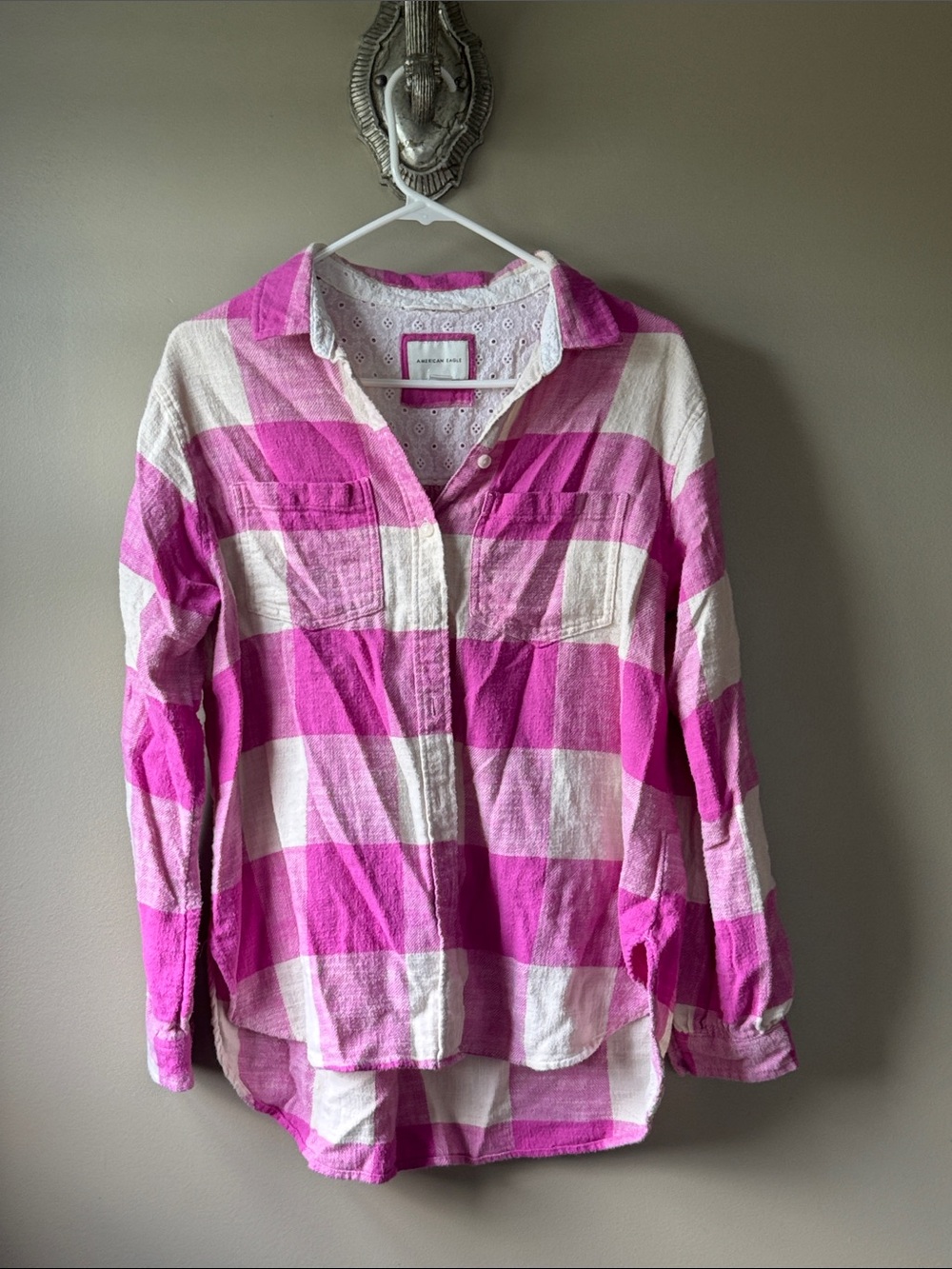 American Eagle Soft Button Down Flannel | Oversized | Size XS